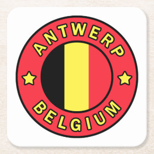Porta-copo De Papel Quadrado Antuérpia Bélgica