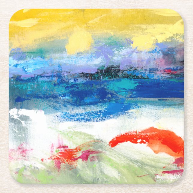 Porta-copo De Papel Quadrado Aparente de ar I (Frente)