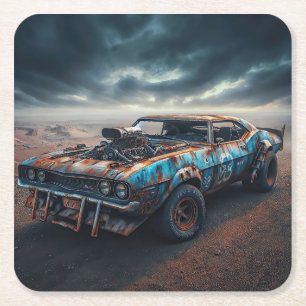 Porta-copo De Papel Quadrado Apocalypse Classic Chevy Camaro