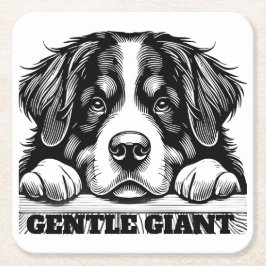 Porta-copo De Papel Quadrado Apoio de Mesa Decorativo Gentle Giant
