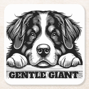 Porta-copo De Papel Quadrado Apoio de Mesa Decorativo Gentle Giant