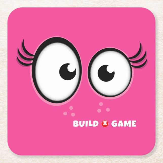 Porta-copo De Papel Quadrado Apoio do copo (Frente)