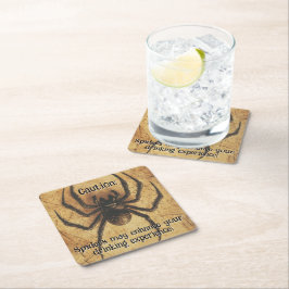 Porta-copo De Papel Quadrado 🕷️ Aranha-Aranha-Aranha-Aranha-Aranha HALLOWEEN B