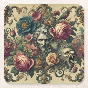 Porta-copo De Papel Quadrado Arcana Atelier - Travesseiro decorativo Barroco Gó