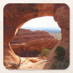Porta-copo De Papel Quadrado Arco da Partição I no Parque Nacional dos Arcos