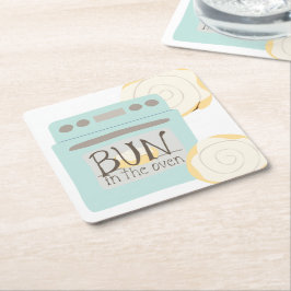 Porta-copo De Papel Quadrado Arma no Chá de fraldas Forno