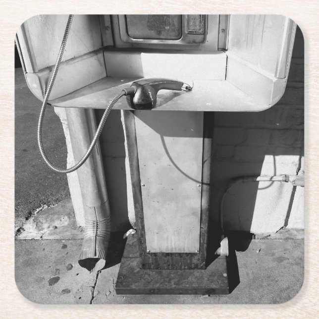 Porta-copo De Papel Quadrado Arte original: "negligência à revelia " (Frente)