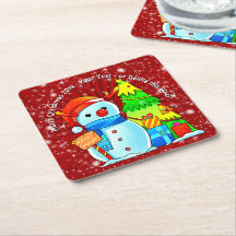 Árvore de Natal de Snowman apresenta texto de ano 