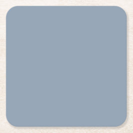 Porta-copo De Papel Quadrado Azul de poeira