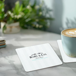 Porta-copo De Papel Quadrado Baby & Co Sip and See 