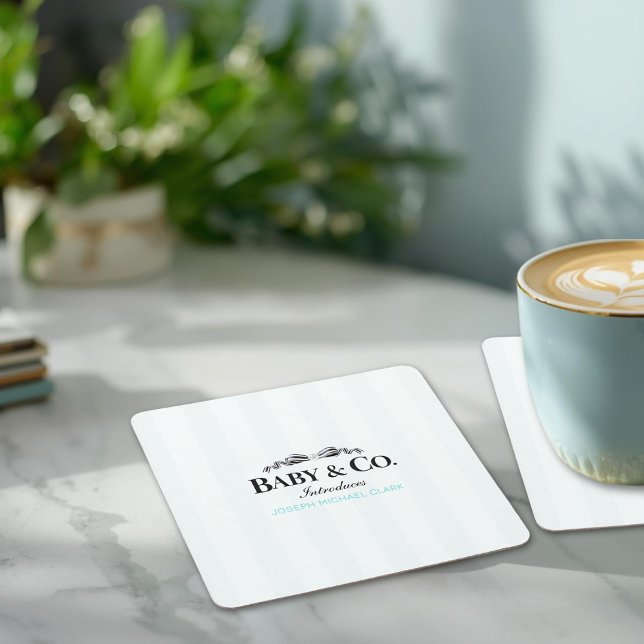 Porta-copo De Papel Quadrado Baby & Co Sip and See  (Criador carregado)