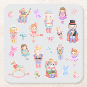 Porta-copo De Papel Quadrado Balé Nutcracker