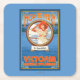 Porta-copo De Papel Quadrado Balsa da equitação da mulher - Victoria, BC Canadá (Frente)