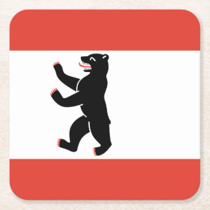 Porta-copo De Papel Quadrado Bandeira da Porta copos de Papel Quadrado de Berli