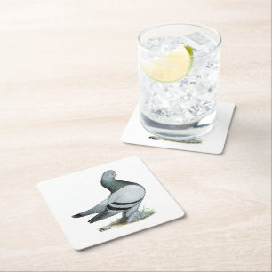 Porta-copo De Papel Quadrado Bar Azul Berliner Tumbler Pigeon