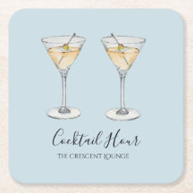 Bar de ilustração moderna Cocktail Martini