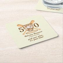 Baseball Glove Bats Themed Men's 50th Birthday
