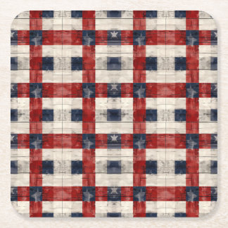 Porta-copo De Papel Quadrado Bases de Papel em Treliça Americana