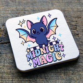 Porta-copo De Papel Quadrado Bat e Checkerboard do Cute do Halloween do Pastelc