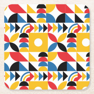 Porta-copo De Papel Quadrado Bauhaus Inspirou Meio século Contemporâneo