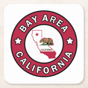 Porta-copo De Papel Quadrado Bay Area California