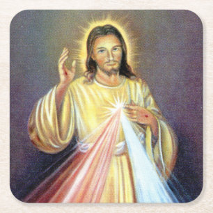 Porta-copo De Papel Quadrado Belo Cristo de Jesus