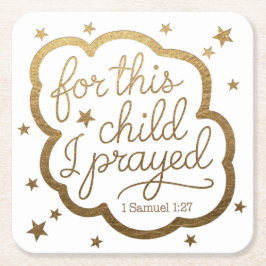 Porta-copo De Papel Quadrado Bíblia verso de 1 de abril:27