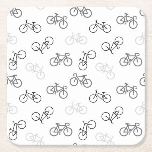 Porta-copo De Papel Quadrado Bicos de Cinza e preto