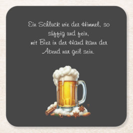 Porta-copo De Papel Quadrado Bier so suffig