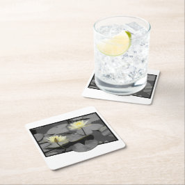 Porta-copo De Papel Quadrado Bloom além do quadro