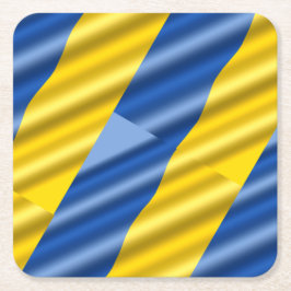 Porta-copo De Papel Quadrado Blue e Yellow Ucrânia inspiraram Sem guerra de paz