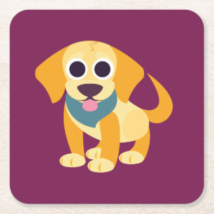 Porta-copo De Papel Quadrado BO o cão