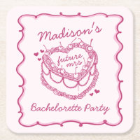 Bolo de Despedida de Solteira Cereja Coquette Cora