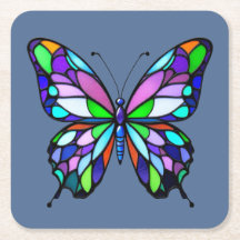 Borboleta de vidro contida