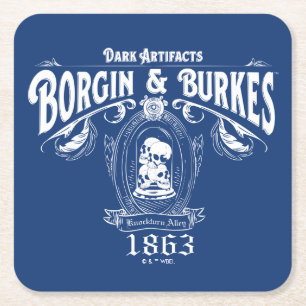 Porta-copo De Papel Quadrado BORGIN & BURKES™ - Gráfico da Loja de Artefatos Es