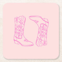Botas Rosa de Cowgirl Barbie Festa de Solteira