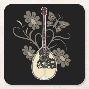 Porta-copo De Papel Quadrado Bouzouki