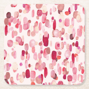 Porta-copo De Papel Quadrado bruxa mágica, padrão perfeito de vintage.