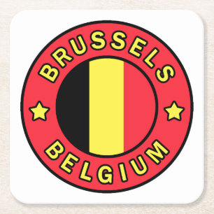 Porta-copo De Papel Quadrado Bruxelas Bélgica