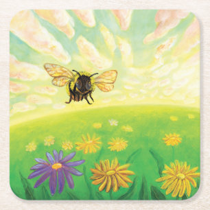 Porta-copo De Papel Quadrado Bumblebee no Horizonte