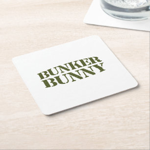 PORTA-COPO DE PAPEL QUADRADO BUNKER BUNNY