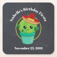 Cacto cacto cônico cônico num Sombrero em quadro n