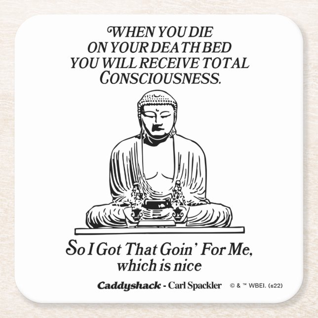 Porta-copo De Papel Quadrado Caddyshack Eu Tenho Isso Para Mim (Frente)