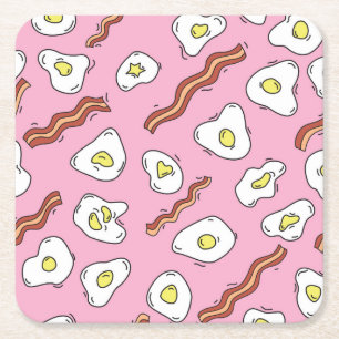 Porta-copo De Papel Quadrado Café da Manhã Bonanza: Delitos de Cartoon