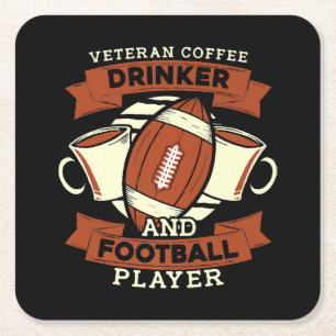 Porta-copo De Papel Quadrado Café de Futebol