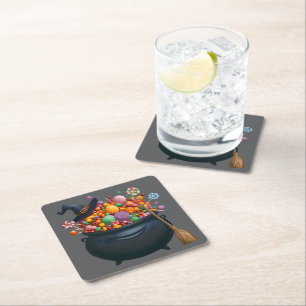 Porta-copo De Papel Quadrado Caldeirão de Giggle & Gummies