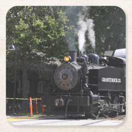 Porta-copo De Papel Quadrado Caldeiras De Comboio De Vapor