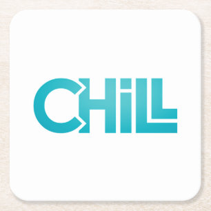Porta-copo De Papel Quadrado Camiseta Gráfica Minimalista Chill Zen Meditação