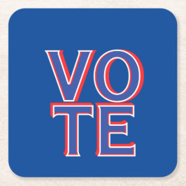 Porta-copo De Papel Quadrado Campanha Política Merchandise