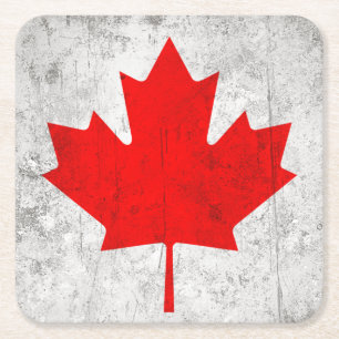 Porta-copo De Papel Quadrado Canadá